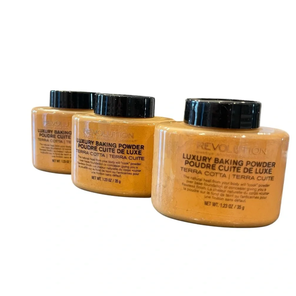 Makeup Revolution‎ London Luxury Loose Baking Powder New Sealed TERRA COTTA